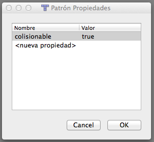 Propiedades de los patrones