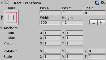 Componente RectTransform